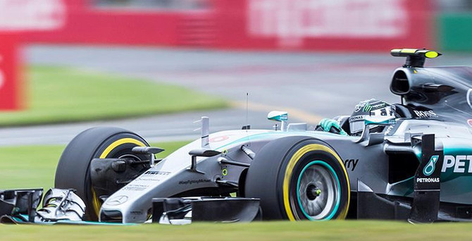 Japonya'da ilk cep Rosberg'in