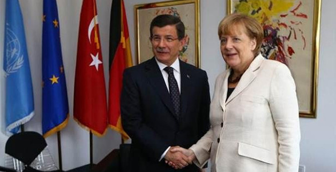 Davutoğlu, Merkel ABD'de görüştü