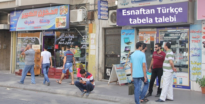 Mezitli esnafından Türkçe tabela talebi