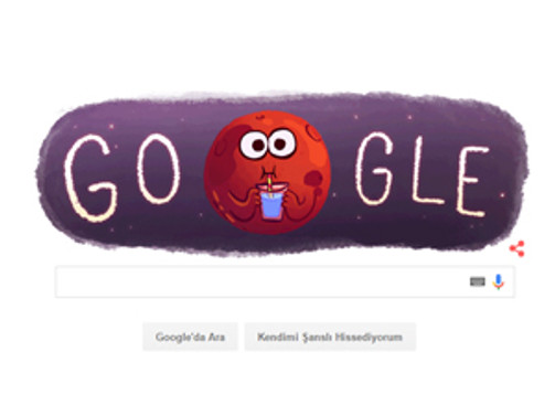 Google'dan 'Mars'a özel logo