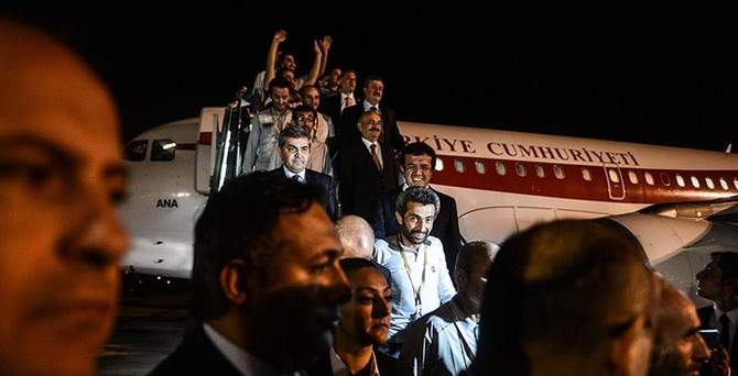 Kaçırılan Türk işçiler yurda döndü