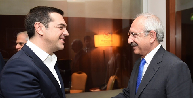 Kılıçdaroğlu, Çipras ile görüştü