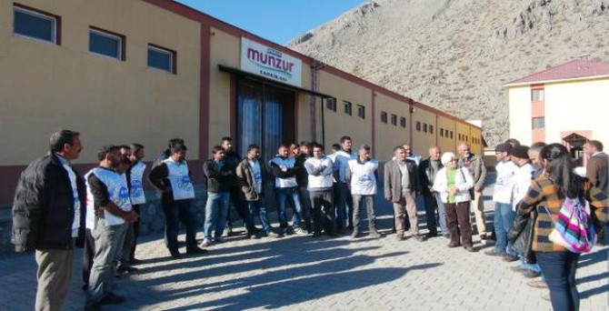 Tunceli'nin tek fabrikası kapandı