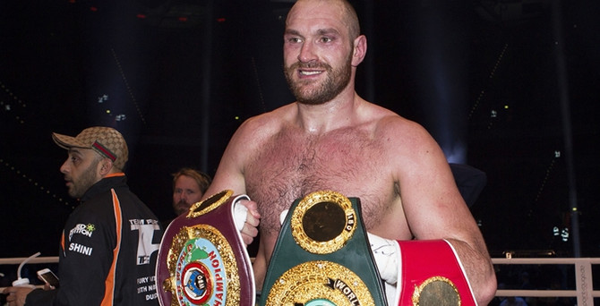 Dünya ağır sıklet boks şampiyonu Fury oldu