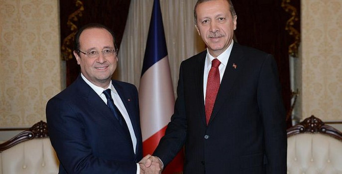 Erdoğan, Hollande ile IŞİD'i görüştü