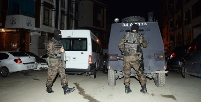 İstanbul'da terör örgütü operasyonu