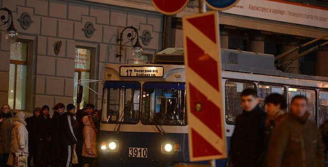 Moskova'da otobüs durağında patlama