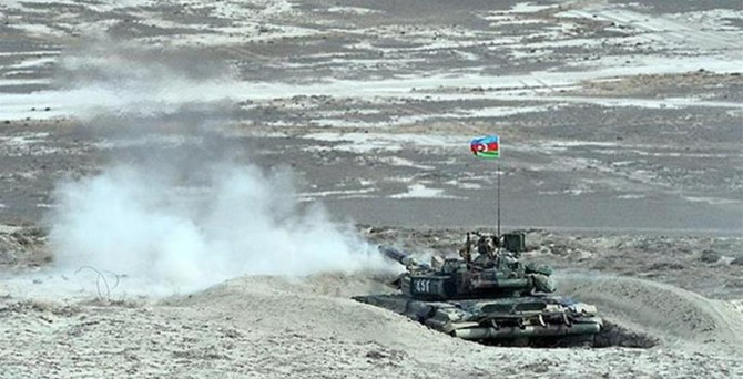 Ermenistan'ın zırhlı aracı imha edildi