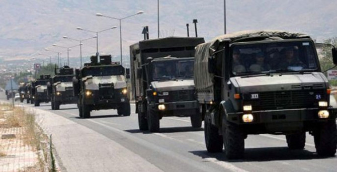 Türk askerlerinin bir bölümü ayrıldı
