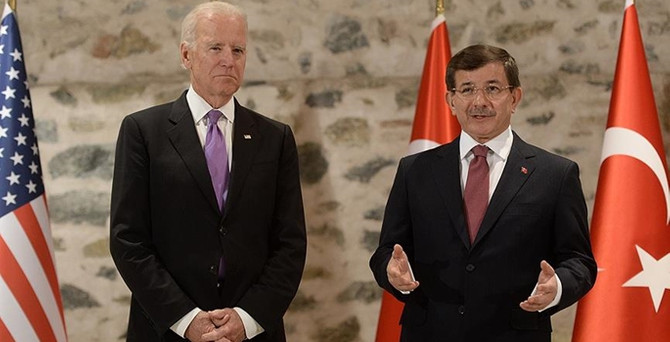 Davutoğlu, Biden ile görüştü