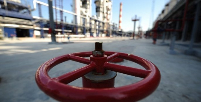 Doğalgaz boru hattında yangın