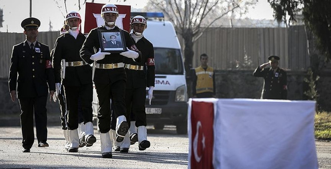 Şehit Jandarma Uzman Çavuş Yeniören için tören düzenlendi