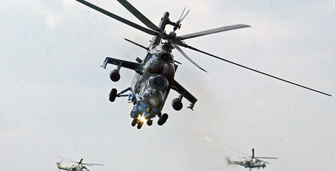 Rusya'dan helikopter sevkiyatı