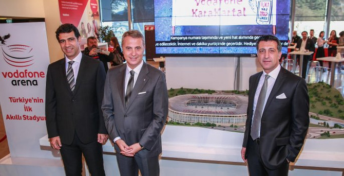 Vodafone'dan Beşiktaş'a 1.5 milyon lira