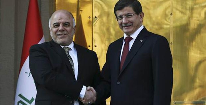 Başbakan Davutoğlu, İbadi'yi tebrik etti