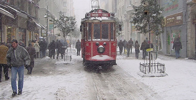 Kar İstanbul'u terkediyor