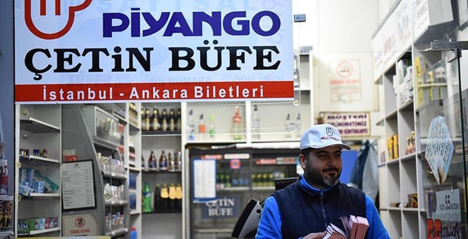 Talih kuşu Adana'dan Mersin'e kondu