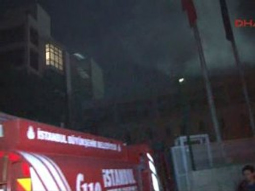 Bilgi Üniversitesi'nde yangın