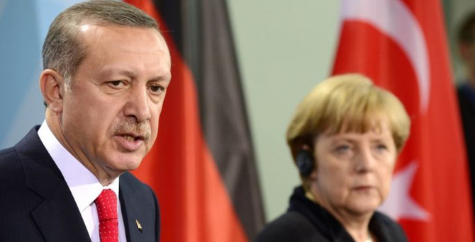 Erdoğan'dan Merkel'e taziye