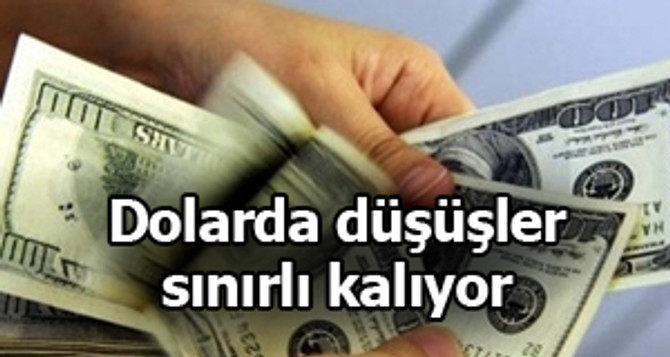 Dolarda düşüş sınırlı kalıyor