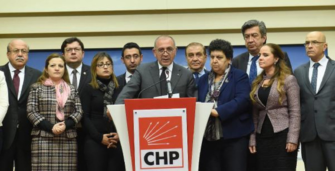 CHP'den Parti Meclisi bildirisi