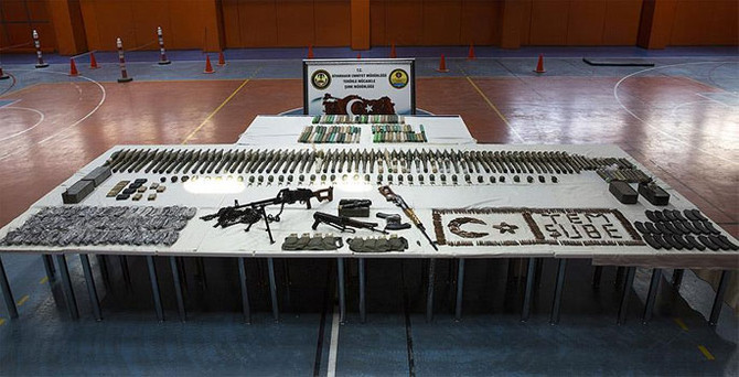 PKK'nın Sur'a gönderdiği cephane ele geçirildi!