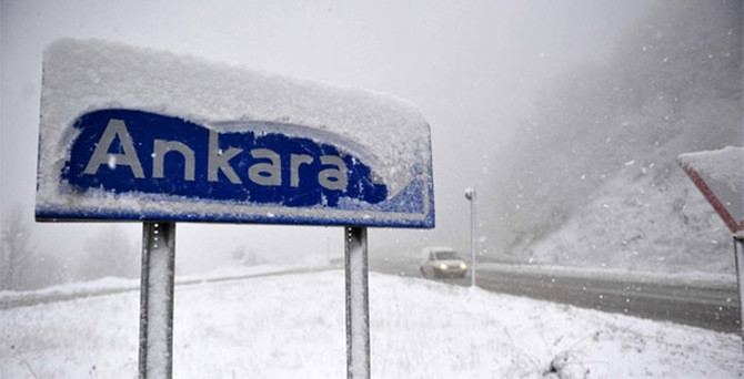 Başkent'e bu gece kar geliyor