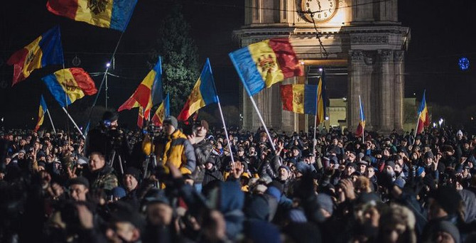 Moldova'da hükümet karşıtı gösteriler