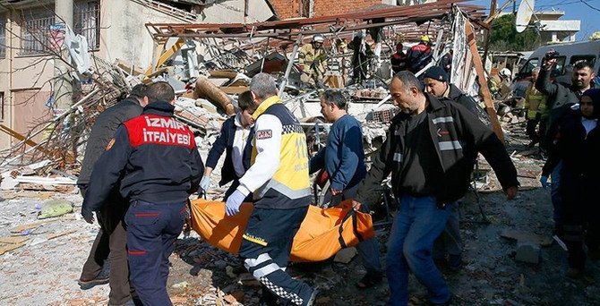 İzmir'de patlama: 1 ölü, 2 yaralı