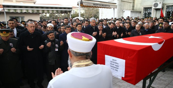 İstanbul'da şehide son görev