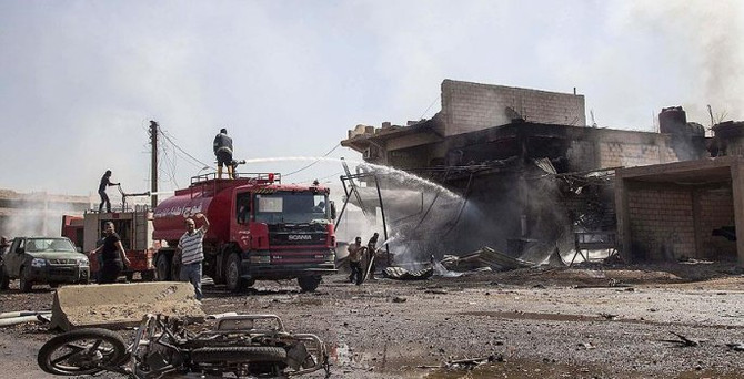 Kamışlı'da bombalı saldırı: 5 ölü