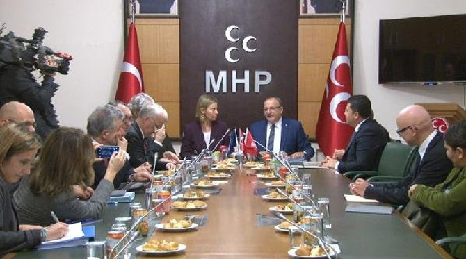 AB heyetinden MHP'ye ziyaret