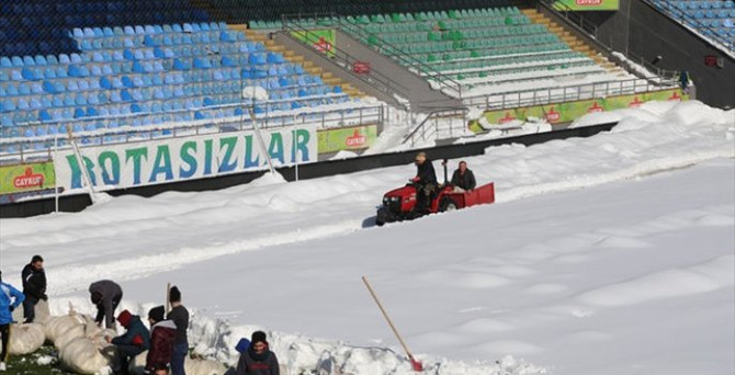 Çaykur Rizespor-Mersin İdmanyurdu maçı Trabzon'da