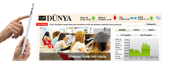 DÜNYA artık iPad'inizde!