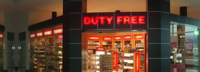 'Duty free'ler para bastı