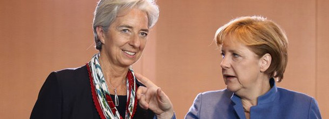 Merkel, Lagarde ile görüşecek