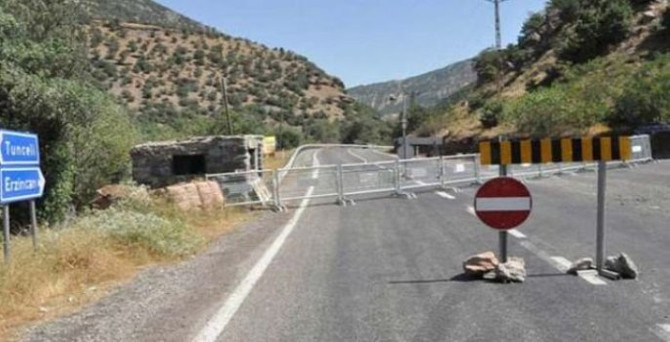 Tunceli Valiliği'nden 'alternatif yol' uyarısı