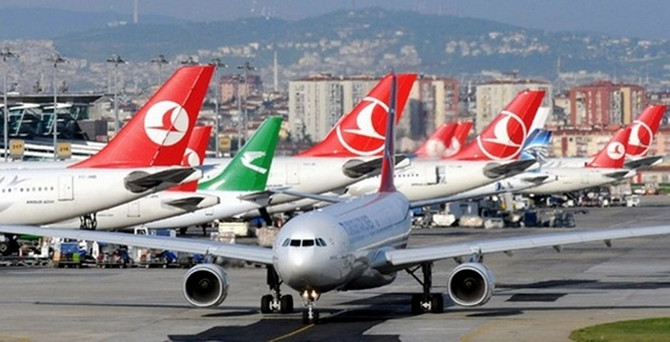 Türk hava sahası yarım dakika boş kalmadı