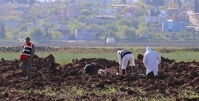 Hatay'a 17 adet top mermisi atıldı