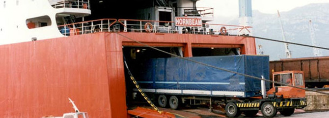Kapalı sınır Ro-Ro ile aşıldı