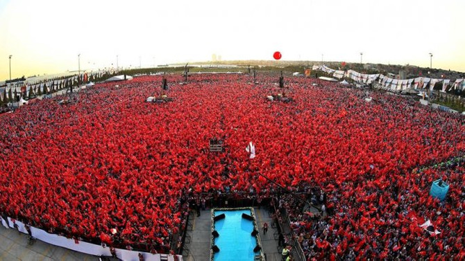 Yenikapı'da '7 Ağustos' hazırlıkları