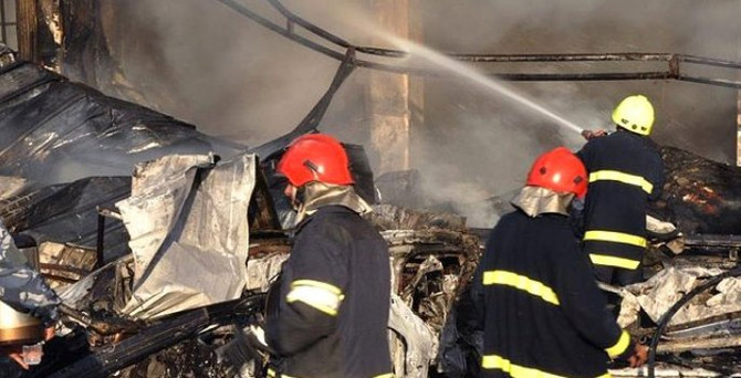 Bağdat'ta yangında 11 bebek öldü