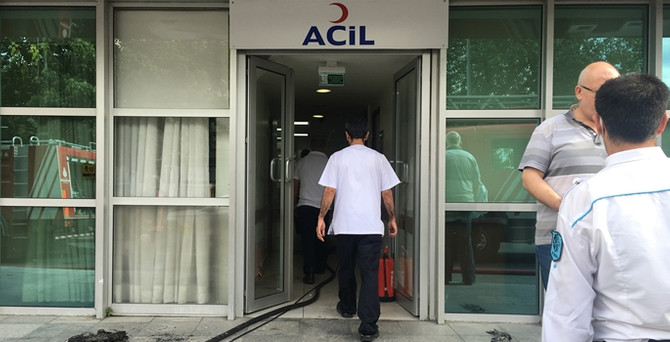 İstanbul'da hastane yangını