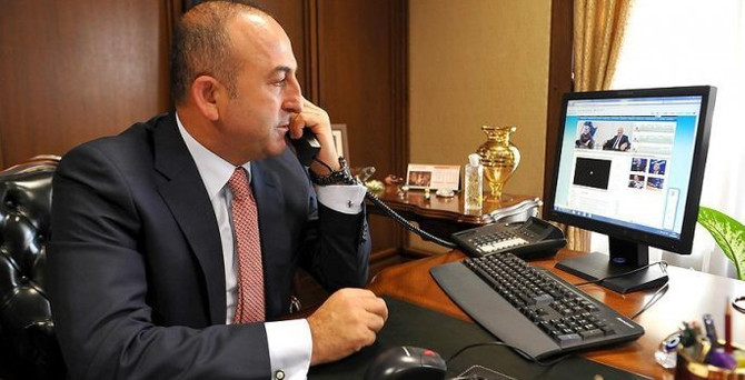 Çavuşoğlu'ndan telefon diplomasisi