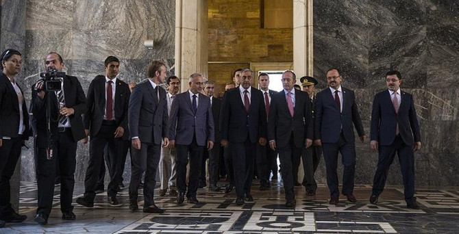KKTC Cumhurbaşkanı Akıncı'dan Meclise ziyaret