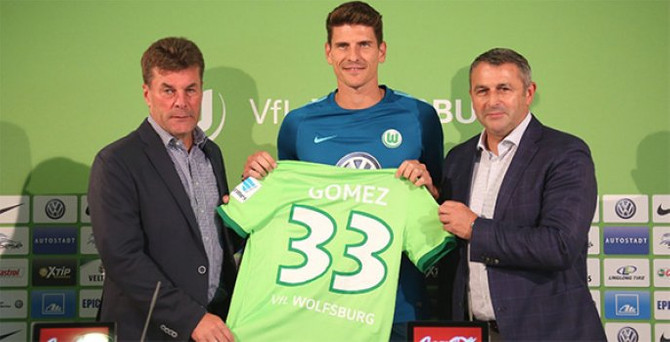 Gomez, Wolfsburg formasını giydi