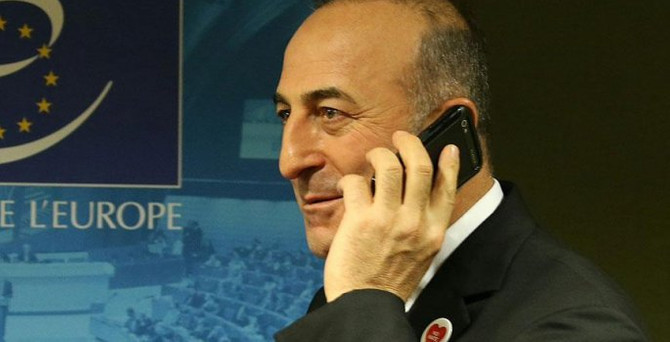 Çavuşoğlu, Kerry ile telefonda görüştü