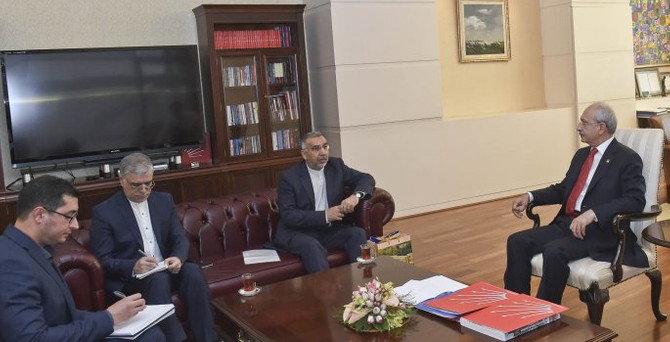 Kılıçdaroğlu, İran'ın Ankara Büyükelçisi Fard ile görüştü