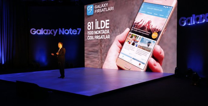 Galaxy Note7 Türkiye’de satışa sunuluyor