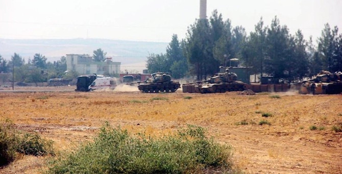 Türk tankları Suriye topraklarında